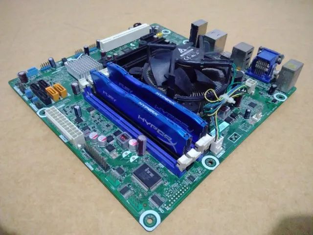 Kit Placa Lga 775 + core2 quad + 4gb Ddr2 + Cooler - Funcionando - Foto 2