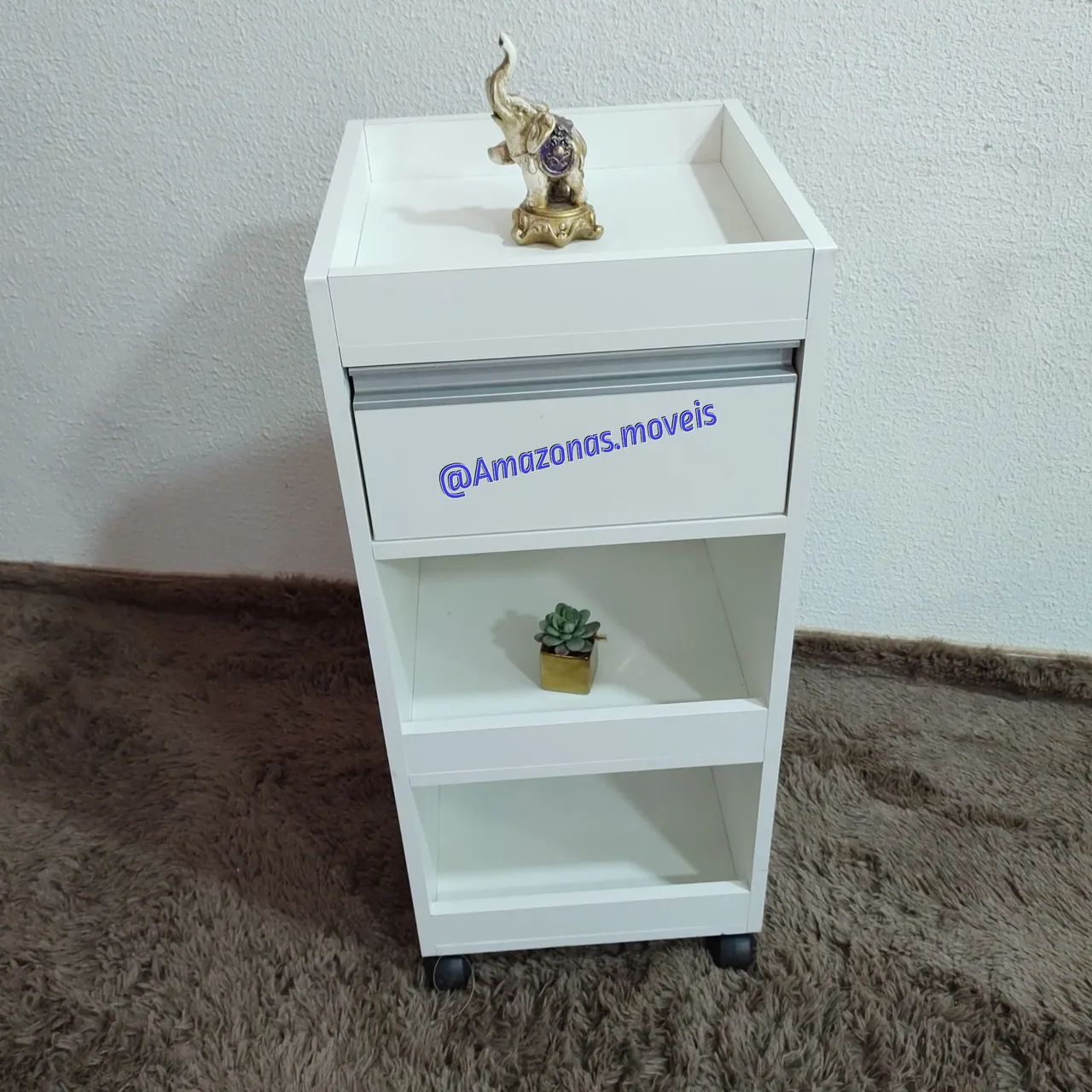 Carrinho auxiliar com gaveta  - Foto 4