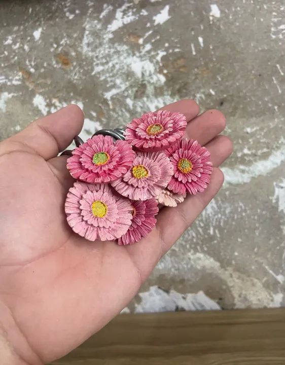 ANTIGO CONJUNTO DE GANCHOS DE FLORES | ANTIGUIDADES 