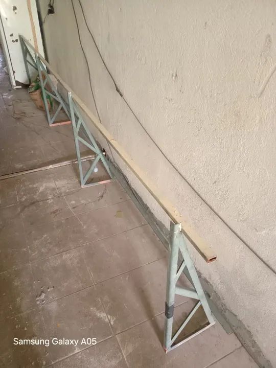 Estrutura metálica 4.40m X 80cm. Para telhado