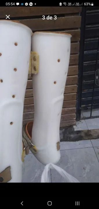 Botas ortopédicas para recuperação de fratura - Foto 2
