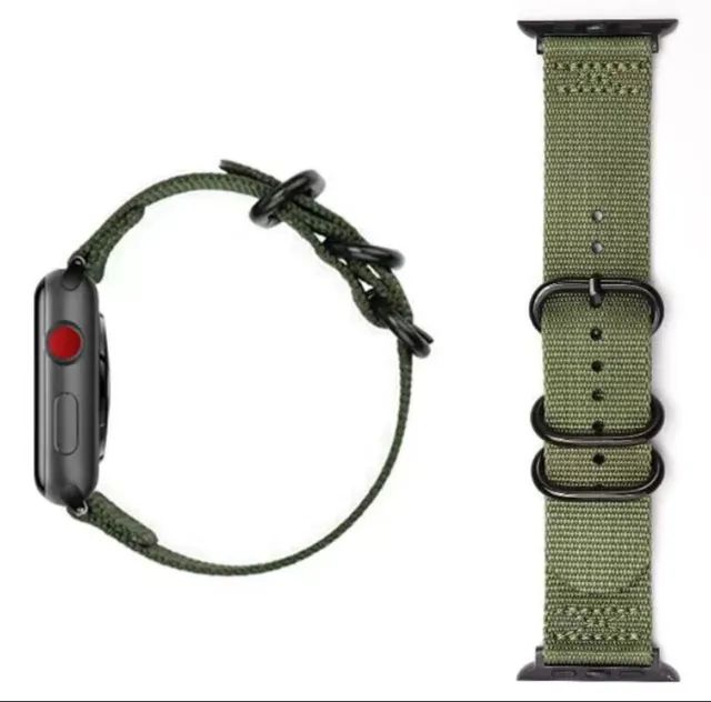 Pulseira de nylon para Apple Watch, 42/44/45/49 MM