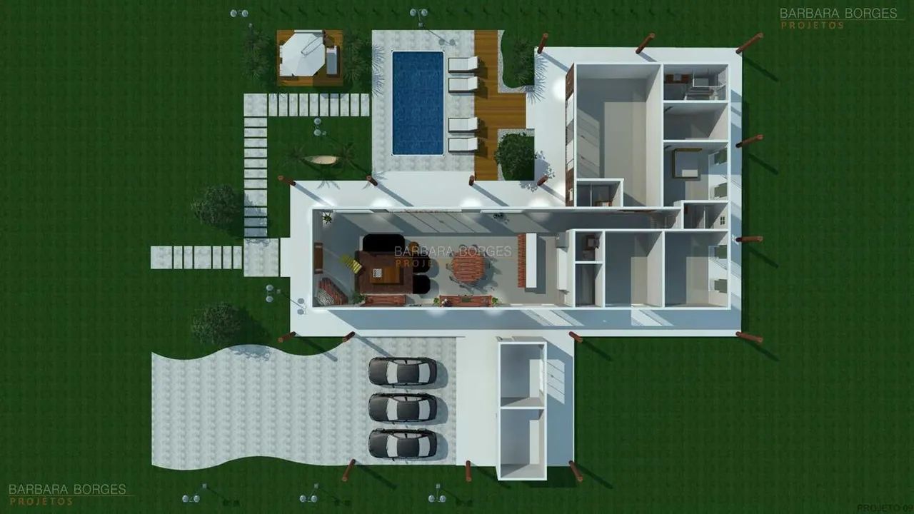 Fachadas Modernas - Layout - Projetos - Preço Baixo - Foto 5