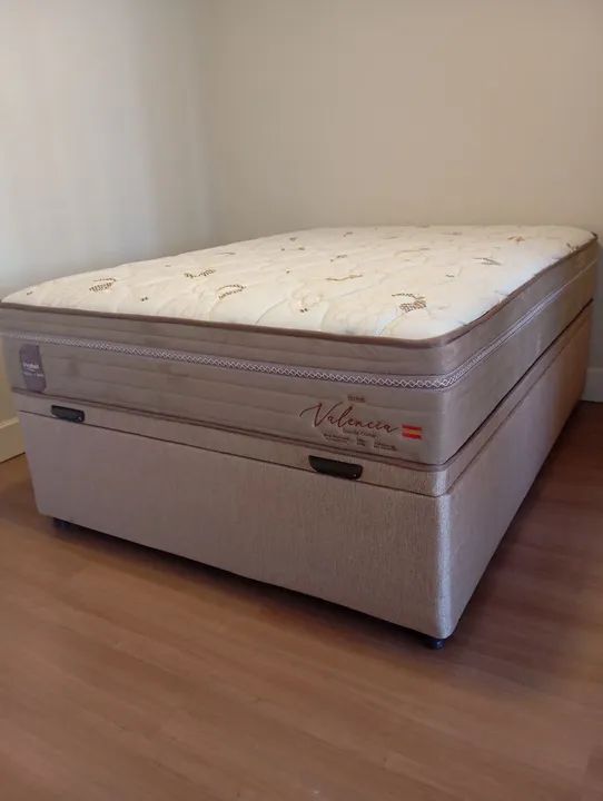 Cama box baú conjunto Probel colchão molas ensacadas individualmente 