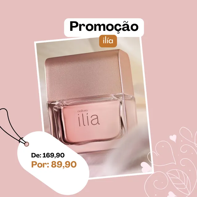 Perfume Feminino Colônia Feminina Natura Boticário Ilia Luna