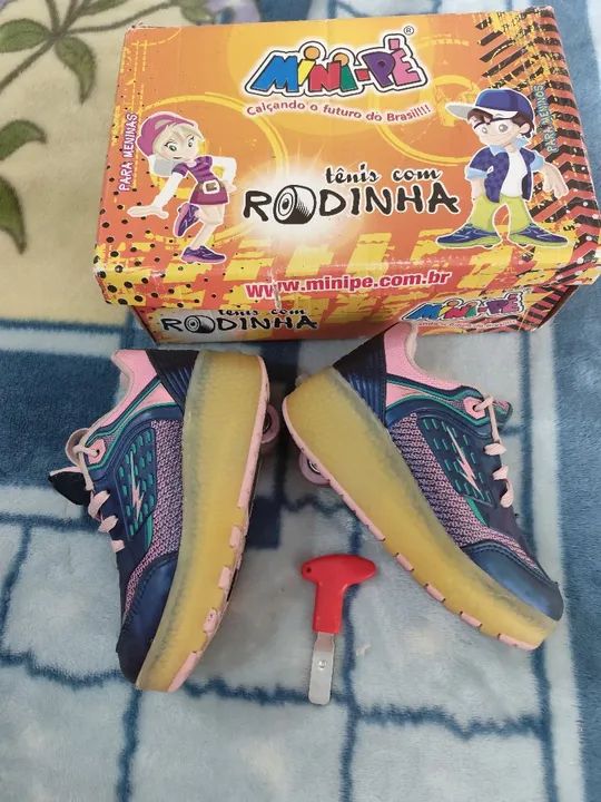 Rodinha Tenis Infantil Mini Pe Tênis Infantil Mini-Pe Rodinha