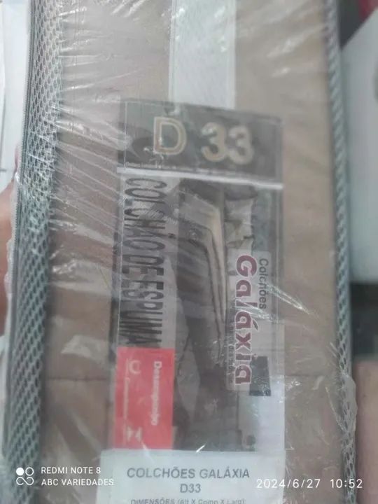 COLCHÃO CASAL D33 DIRETO DA FABRICA 
