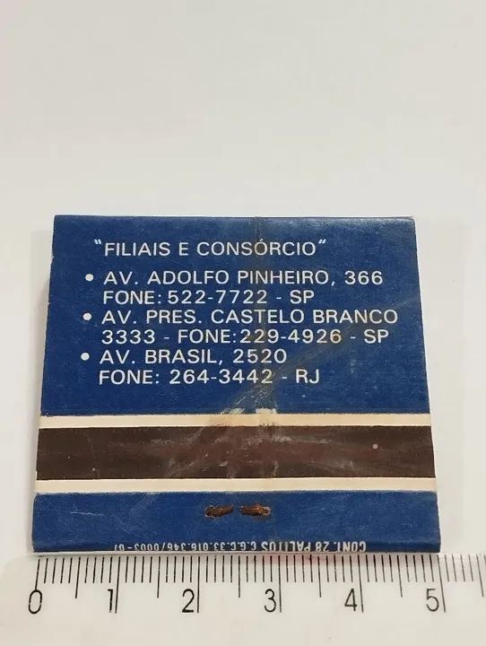 Caixa de Fósforo Antiga Promocional Concessionária Ford - Foto 2