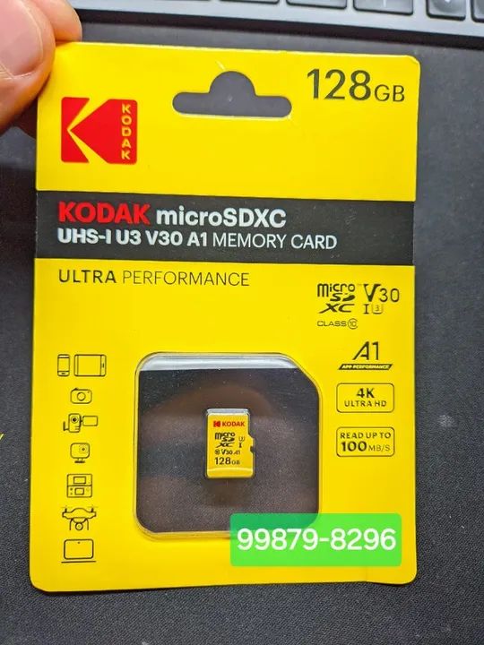 Cartao de Memoria Micro SD Kodak 128gb