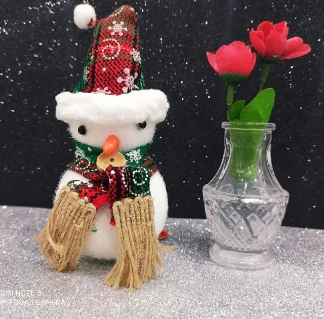 Enfeite Boneco Neve Wf563 Espuma Natal