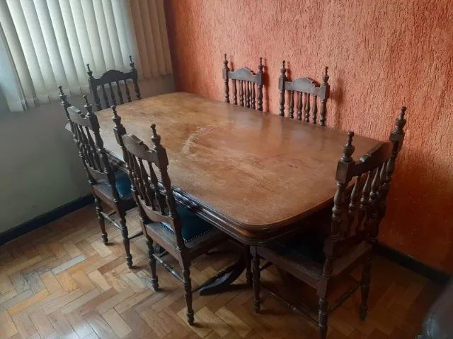 Vendo Excelennte mesa de jantar com 6 cadeiras - Foto 3