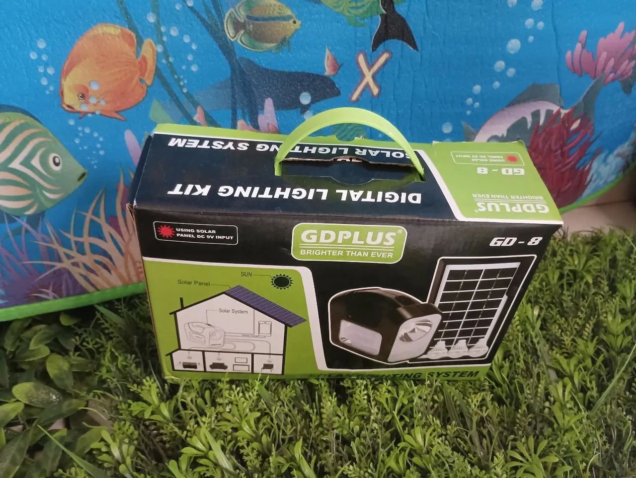 Kit de lâmpada solar de emergência USB Camping + 3 lâmpadas cor - Foto 3