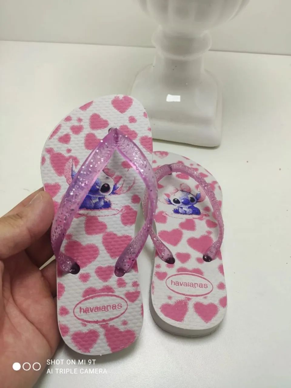 Sandálias Infantil Havaianas Stitch  - Foto 3