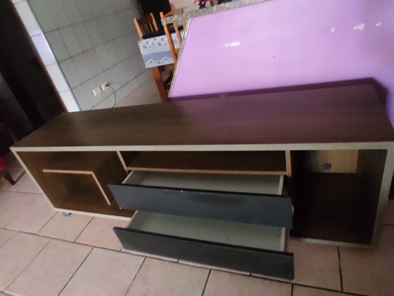 Rack de TV com 2 gavetas - Foto 2
