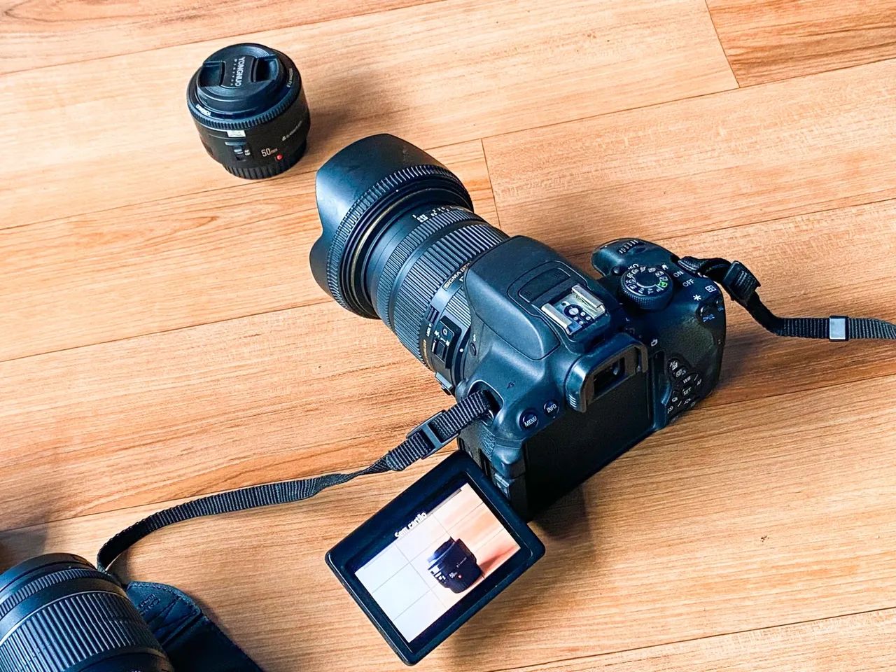 Canon T5i com 3 Lentes e Flash - Foto 4