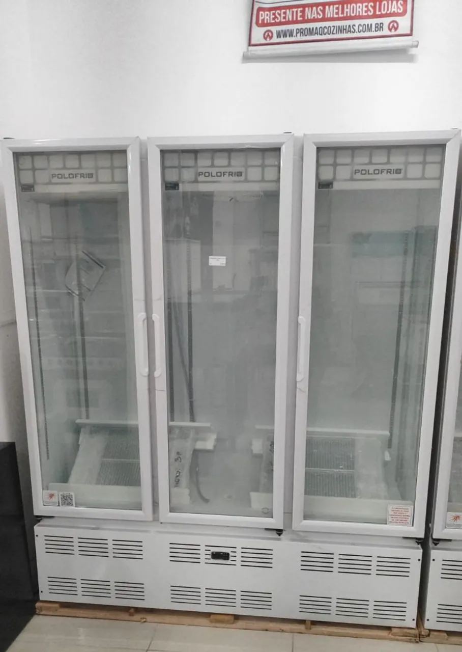 Expositora 3 portas para frios e laticínios, refrigerantes Novo consultar valores