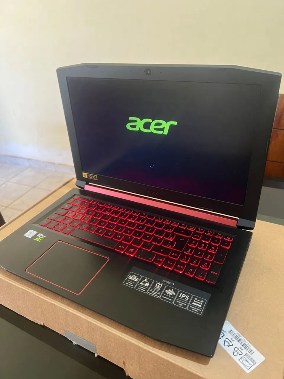 Notebook Acer Nitro 5 Gamer i5 16Gb Gtx1050