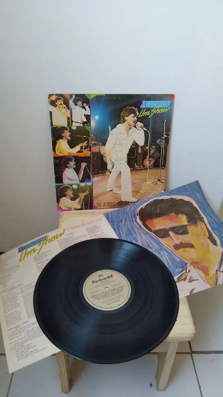 Disco vinil Belchior AUTOGRAFADO Um Show 1986 - Foto 3