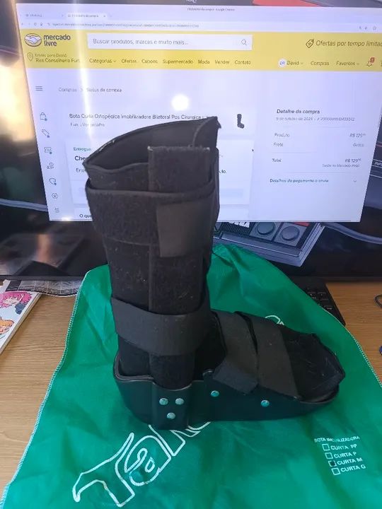 Bota Ortopédica para Imobilização Bilateral Pós Cirúrgica - Foto 2