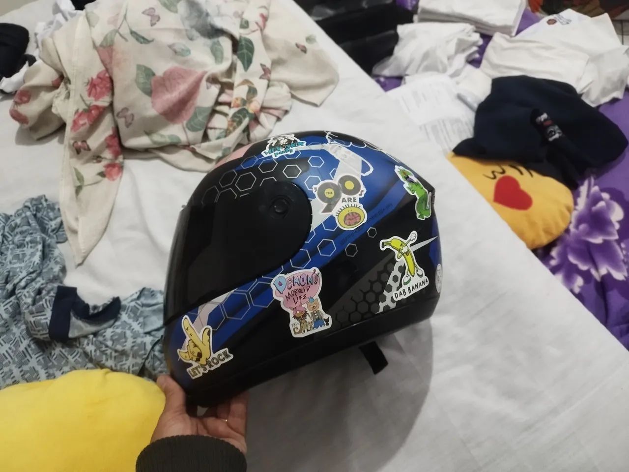 Capacete de Moto personalizado tamanho 60
