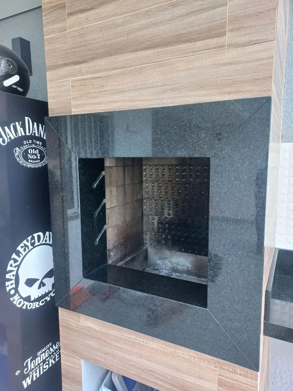 Revestimento de churrasqueira  em granito 