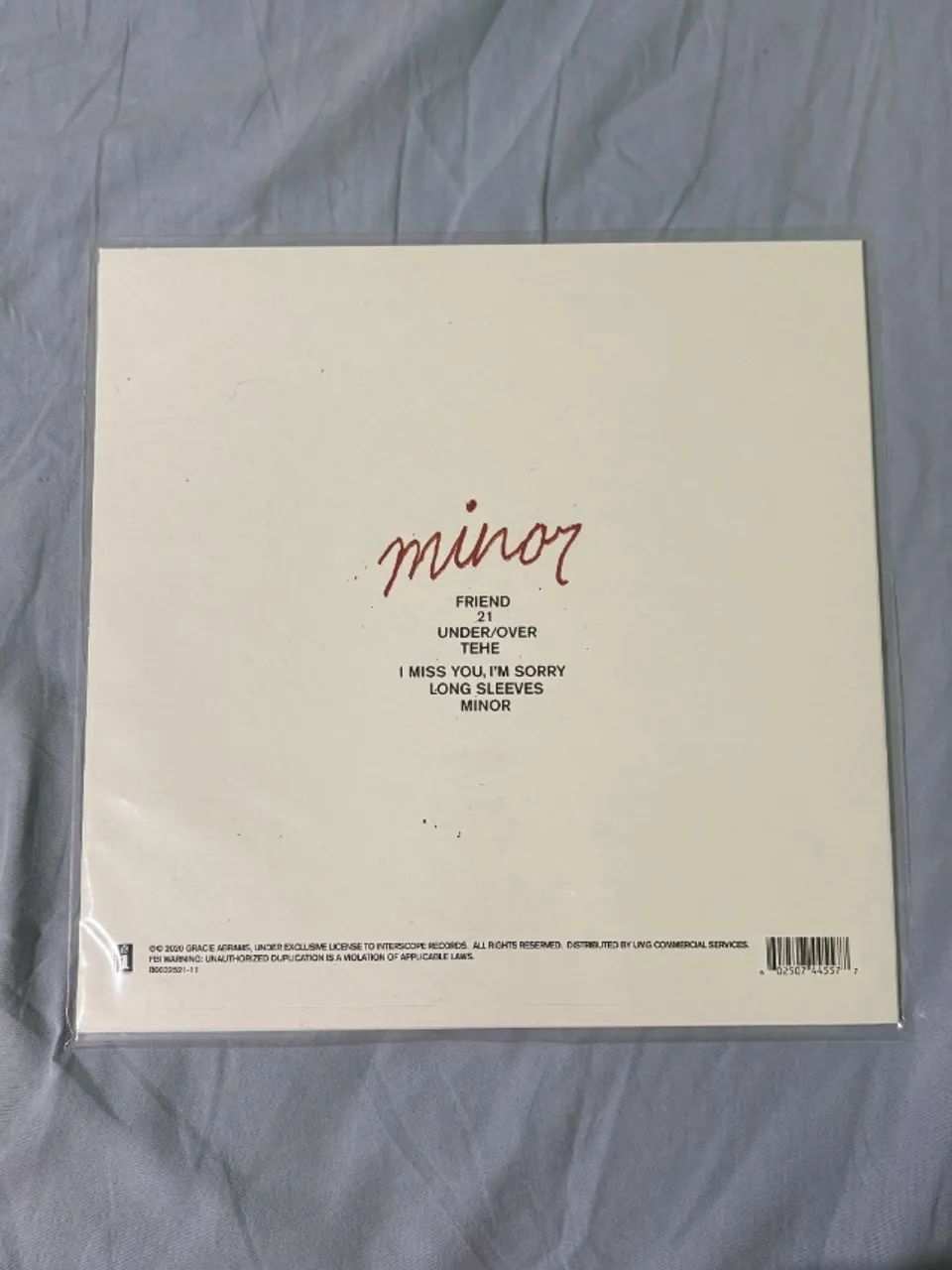 Vinil Minor Gracie Abrams - Foto 2