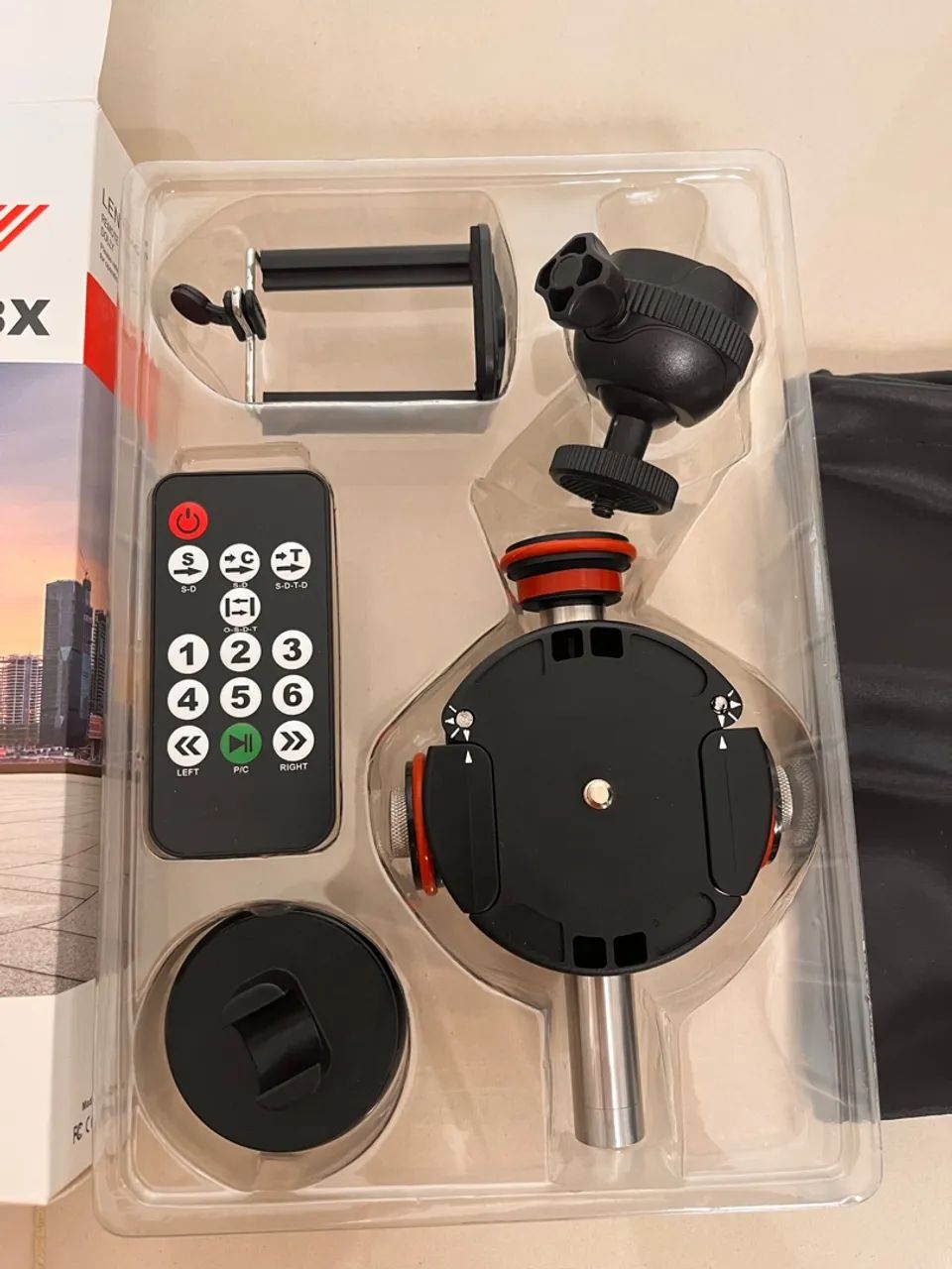 Carrinho de controle remoto para camera e celular - Lensgo L8X - Foto 2