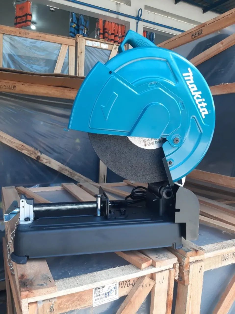 Serra 14pol 355mm 2050w 220v Makita Rápida Policorte  M2401b - Foto 3