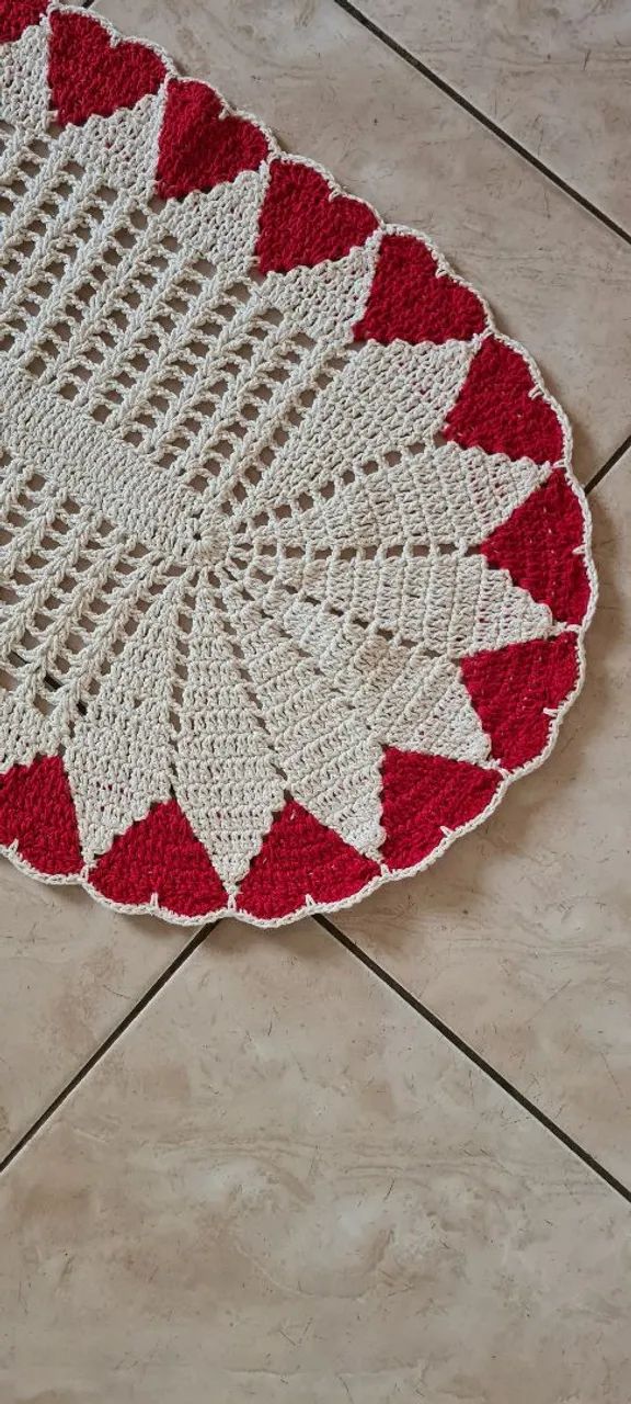 Tapete Oval Crochê  - Foto 3