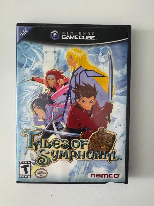 Jogo Tales of Symphonia - Nintendo GameCube - Completo com caixa, capa, e manual Original