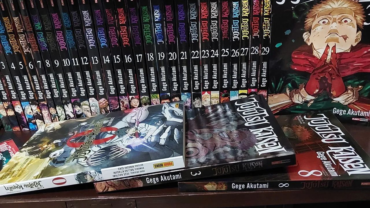 Jujutsu Kaisen 0 ao 30 e Poster + Variantes + Guia Oficial + 0 Novel - Foto 5
