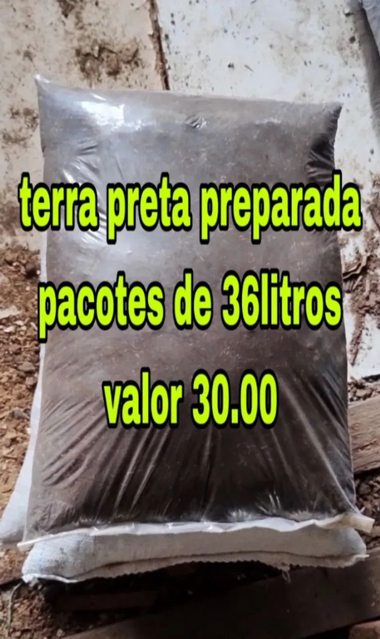 Esterco terra preta e substratos . - Foto 2