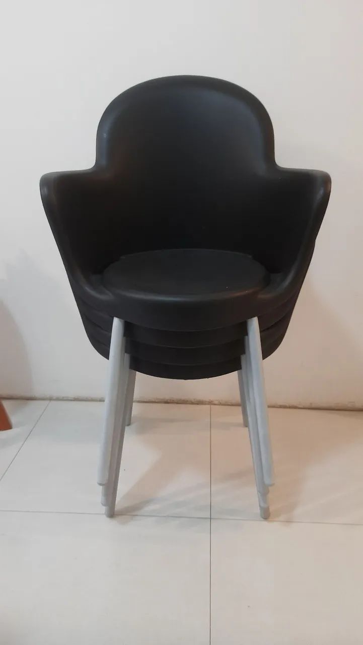 Conjunto de 4 Cadeiras Gogo empilháveis - Foto 4