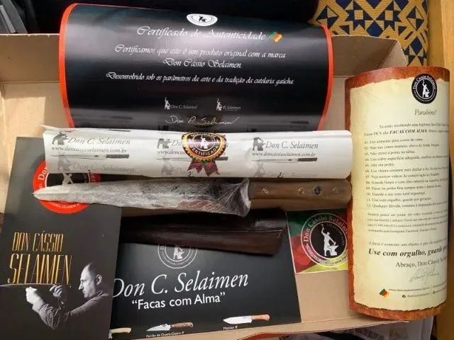 Faca Don Cassio Selaimen - Berro Grosso 10' - Foto 2