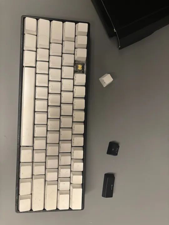 Teclado Gamer custo benefício, GK61 60% switch yellow (promoção relâmpago!) - Foto 4