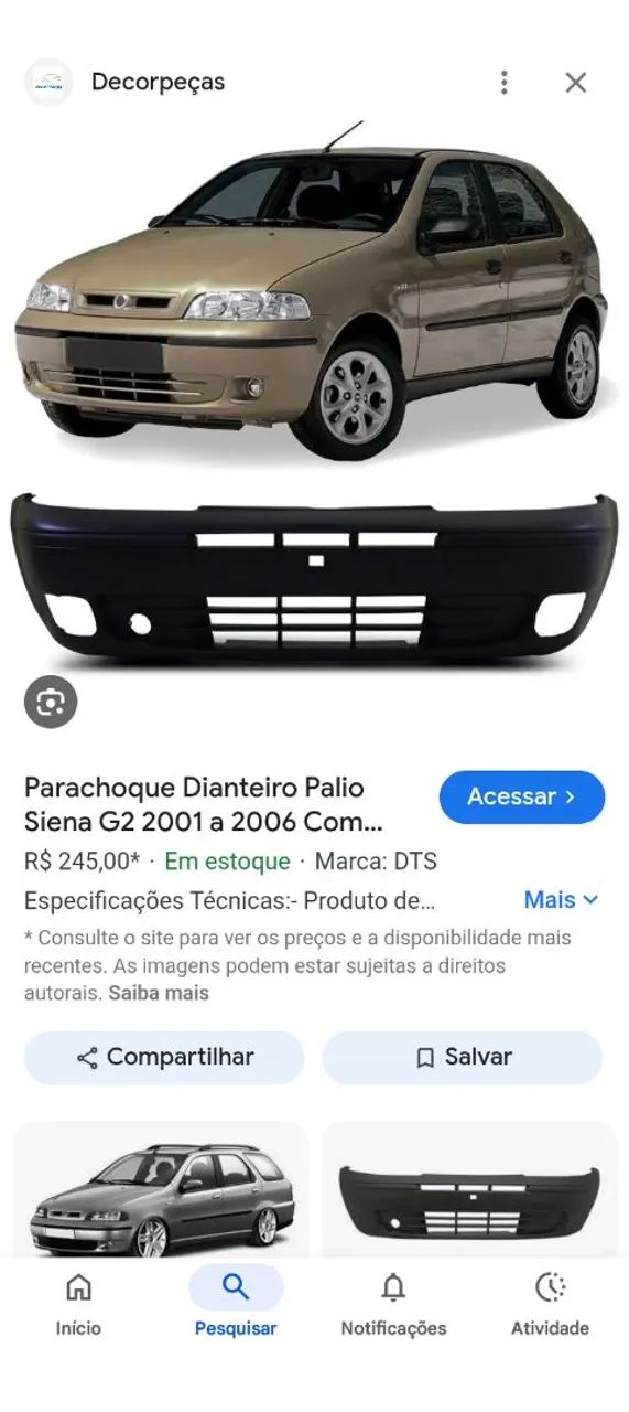 Para choque 64842089644033120