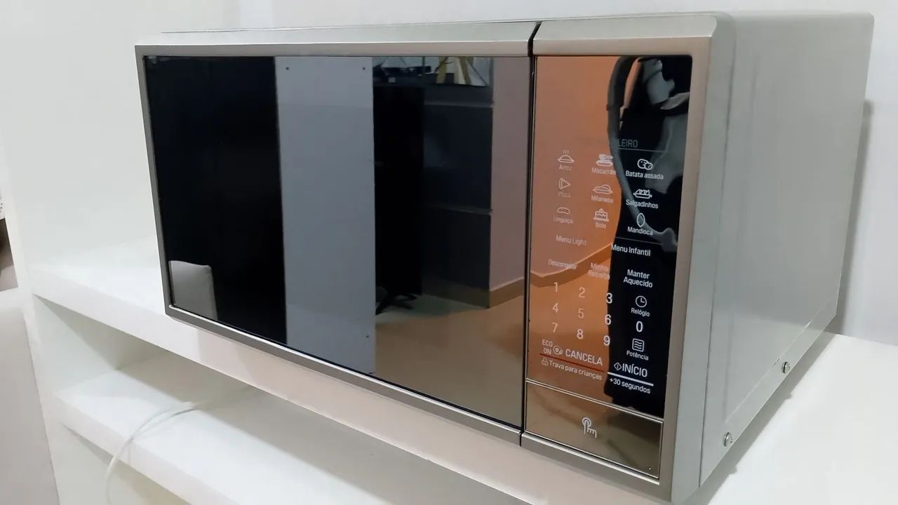 Microondas Prata LG Inteligente 30Litros 