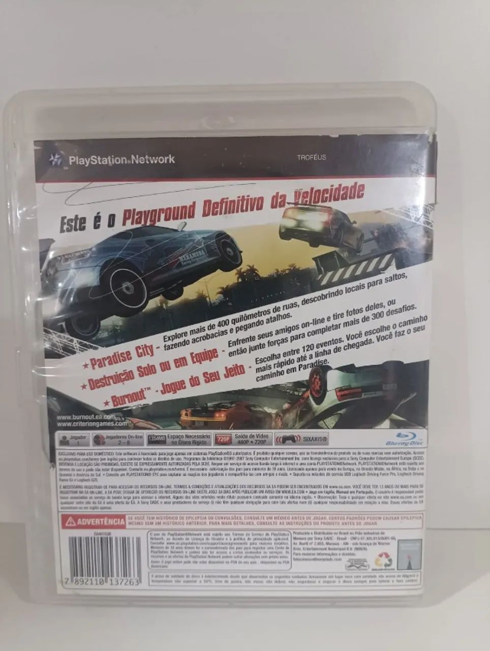 Jogo Burnout Paradise PS3 - Foto 2