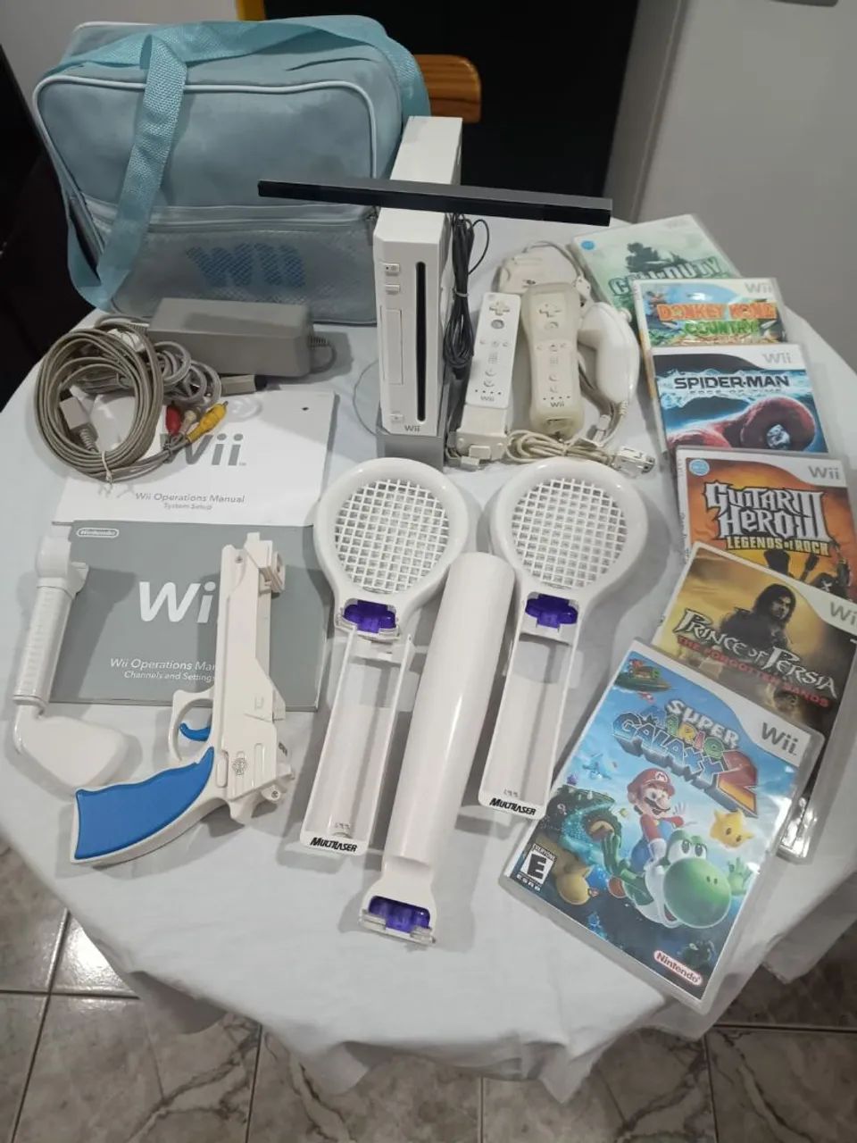 Console Nintendo Wii Completo com Jogos e Acessórios