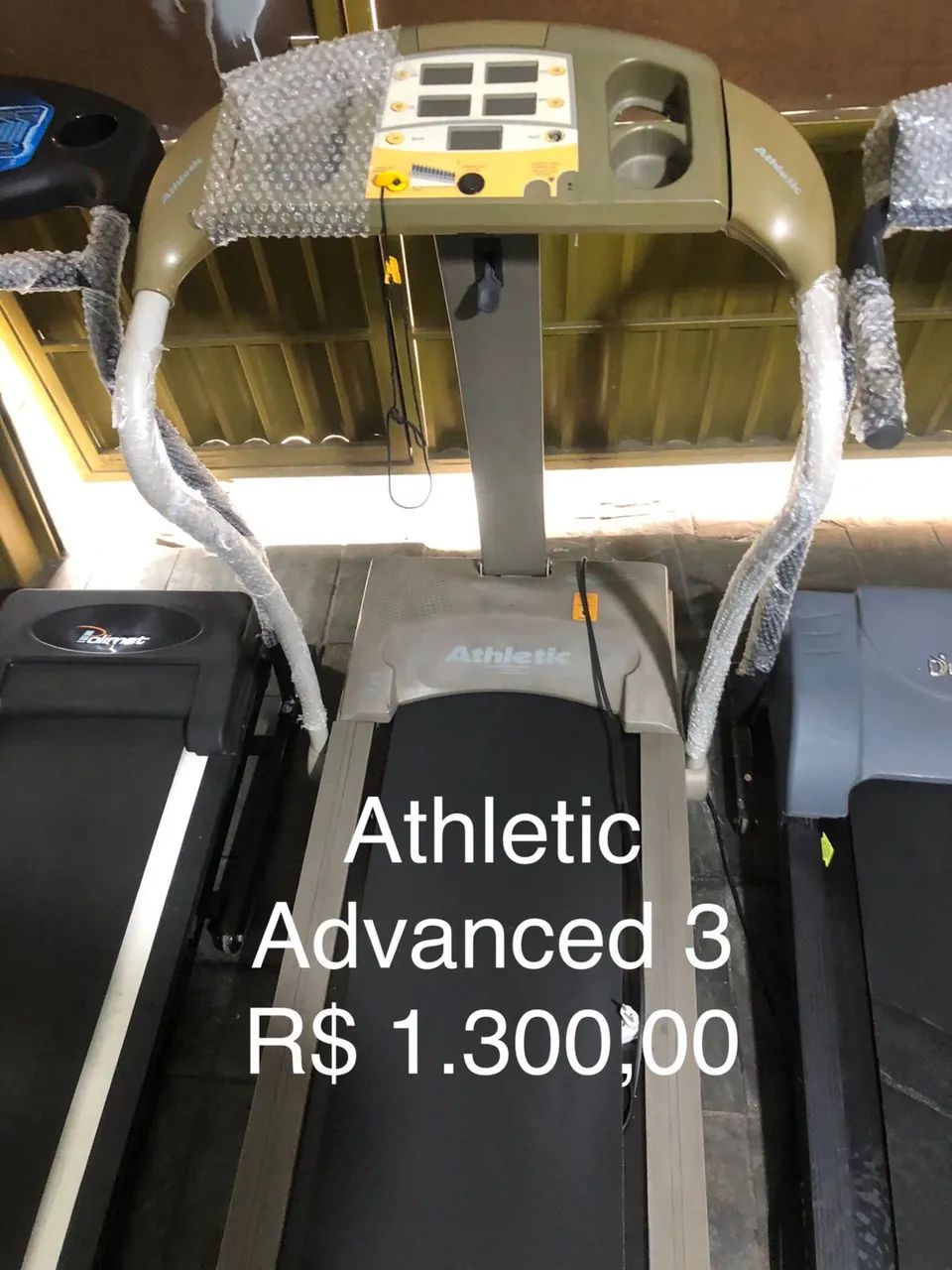Esteira Athletic advanced 3 motor grande 2 HP 