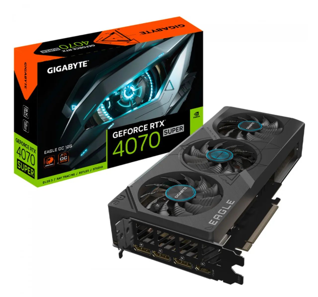 Placa de Vídeo RTX 4070 Super Eagle 12GB