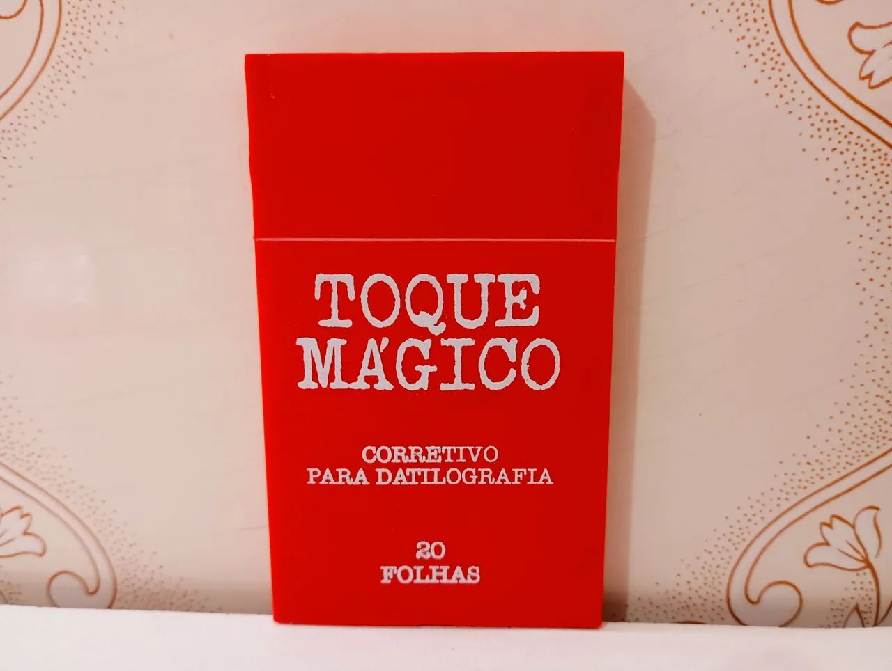 Corretivo Para Datilografia Toque Mágico 20 Folhas - Usado