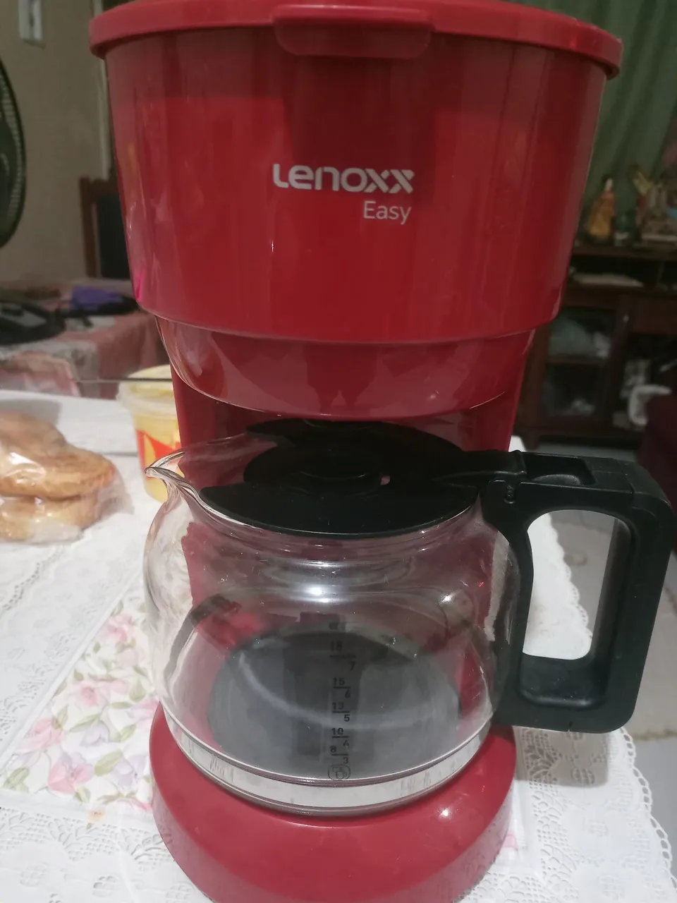 Cafeteira Elétrica Lenoxx Easy Vermelha