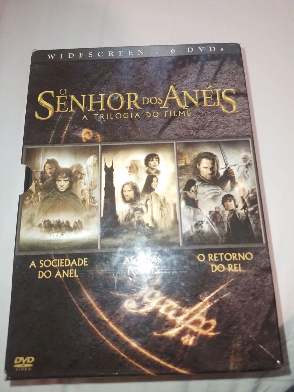 O Senhor dos Anéis - Trilogia do Filme - DVD