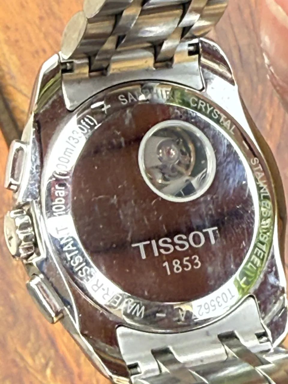 Relógio Tissot 1853 mecânico, water resistant 10 bar, saphire crystal e stainless steel - Foto 4