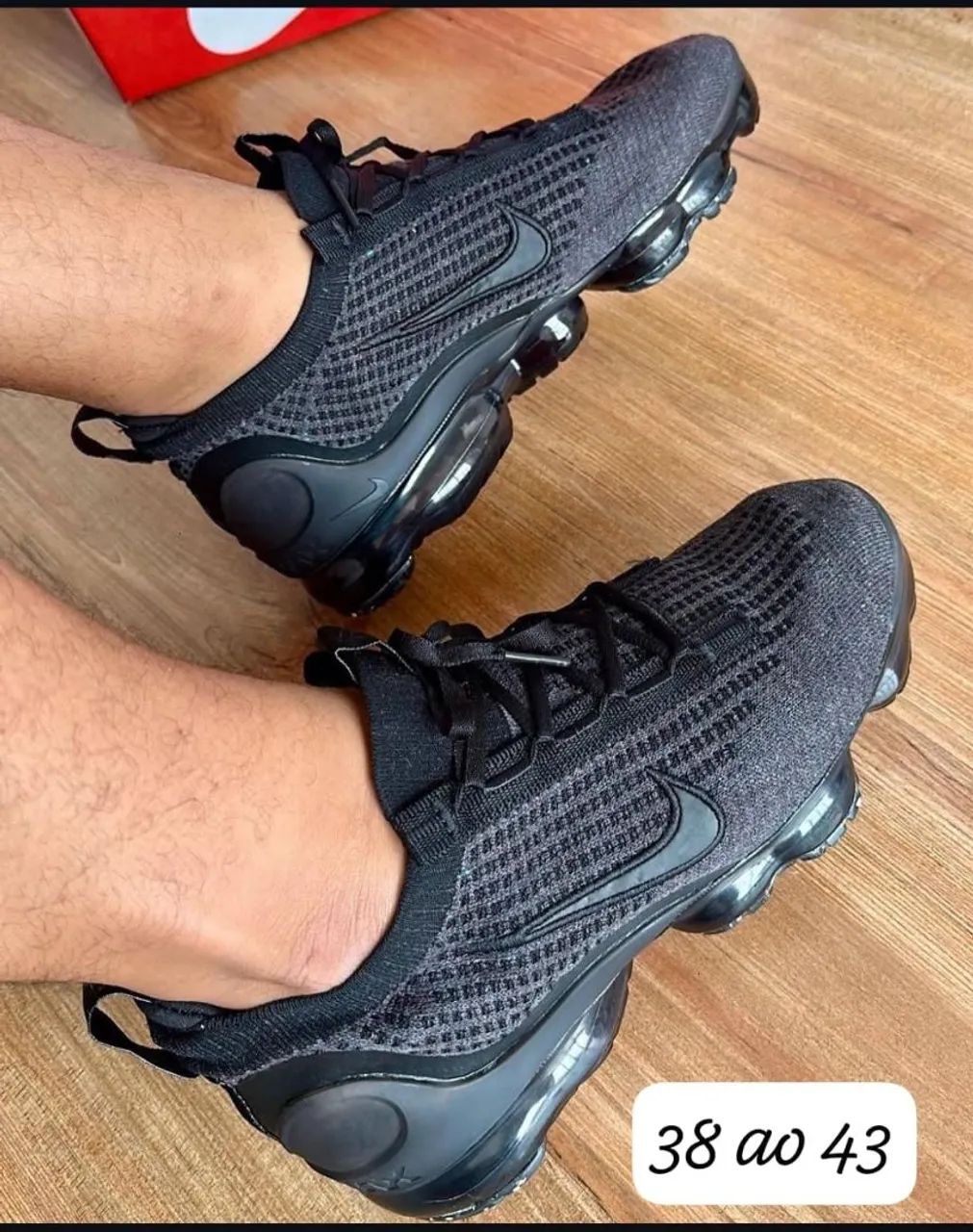Nike Air Vapormax Flyknit 2.0 - Preto-PROMOÇÃO