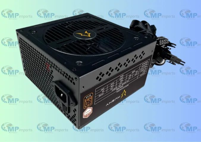 Loja MP Imports: Fonte Husky Sledger 650W, 80 Plus Bronze, Cybenetics Bronze, PFC ativo - Foto 2