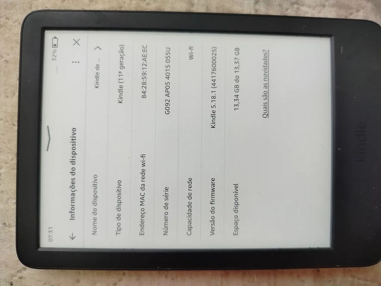 Kindle - Leitor Digital de Livros - Foto 3