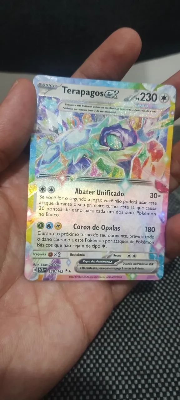 Terapagos carta pokémon tcg