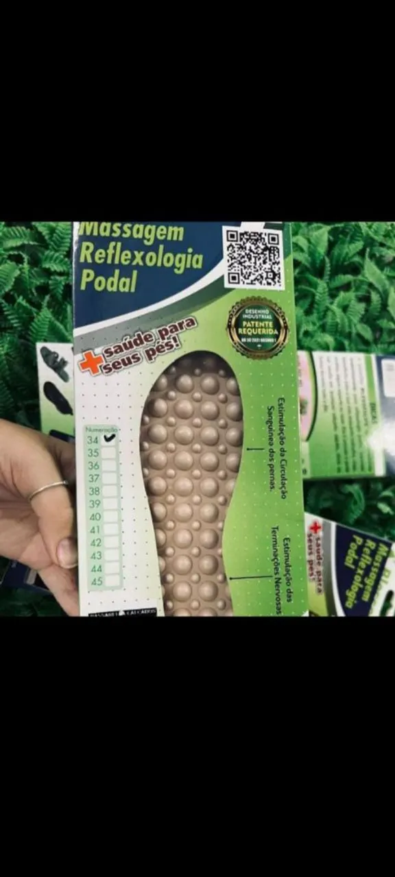 Palmilha Massageadora Reflexologia Podal - Saúde para seus pés!